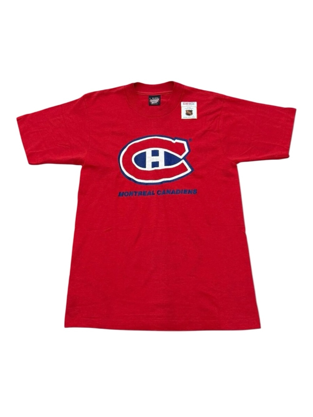 Vintage 1980s Montreal Canadiens NHL Deadstock Screen Stars T-Shirt Made in USA